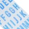 12 Pack: Iridescent Blue Alphabet Stickers by Recollections™